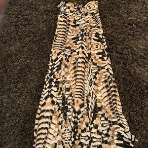 Tribal Print Maxi Dress
